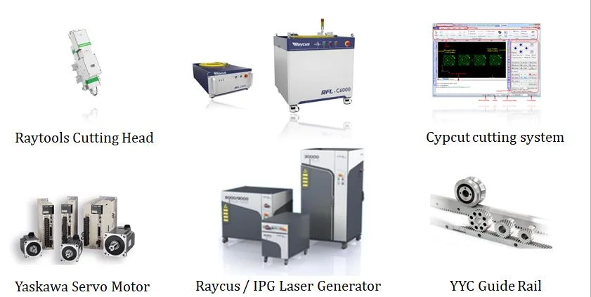 Full Enclosed Fiber Laser Cutting Machine High Quality Laser Cutting Machine for Price High Power 6kw 3015 Full Enclosed